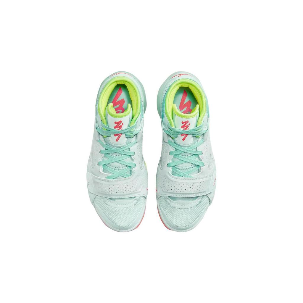 Air Jordan Zion 2 GS Jarní basketbalová dětská obuv Zelená Sotva zelená Flash-Crimson DV0992-367