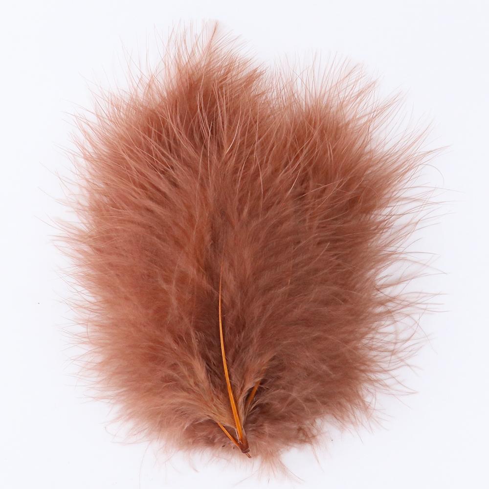 

Natural Fluffy Marabou Feathers For Crafts 15-20Cm Plumes Jewelry Earring Making Decoration Turkey Feathers 100 Pcs