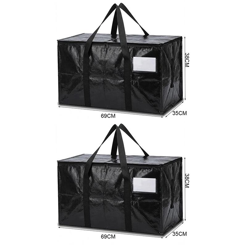 Heavy Duty Storage Bag With Zipper And Handles Large Moving Box Perfect For Moving College Dorm Travel Camping Christmas Decorat