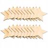 Wooden Star with a Hole 100 PCS Plywood Star for Painting 10 Cm