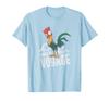 Disney Vaiana Hei Hei Hahn Geboren für die Reise Brustporträt T-Shirt