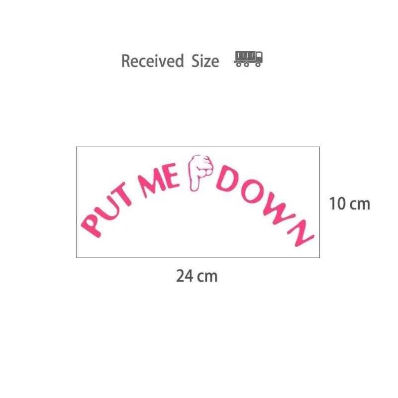 Geste Hand Aufkleber Lustig Badezimmer Toilettensitz Wandaufkleber Schild Für Leg Mich Runter Heimkunst Kühlschrankaufkleber Abziehbilder