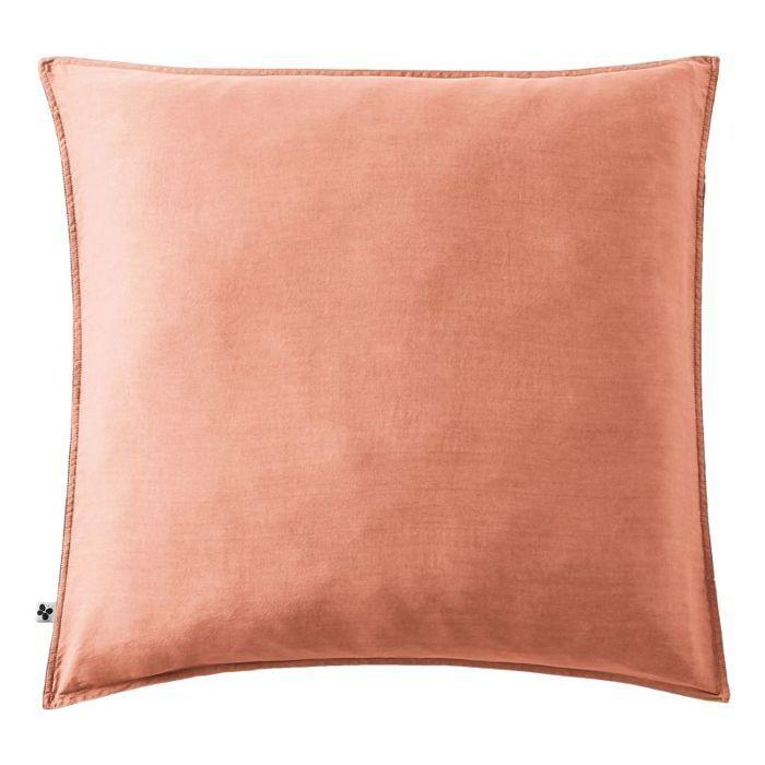 Pillowcase "Lysandre" All Sizes "Lyocell" The Butterfly Effect - Lysandre Terracotta - Pillowcase 63 X 63 Cm