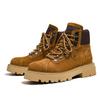 Cowhide Outdoor Tooling Boots Retro Medium Tube Seven-hole Martin Boots Couple Thick-soled Heightening Desert Men's Boots