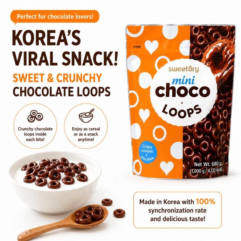 [Sweetory] Mini Choco Loops (1000g)