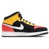 Jordan 1 Mid Black Amarillo Team Orange GS BQ6931-087