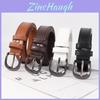 Simple Pu Belt For Ladies With Adjustable Pin Closure For Jeans And Trousers