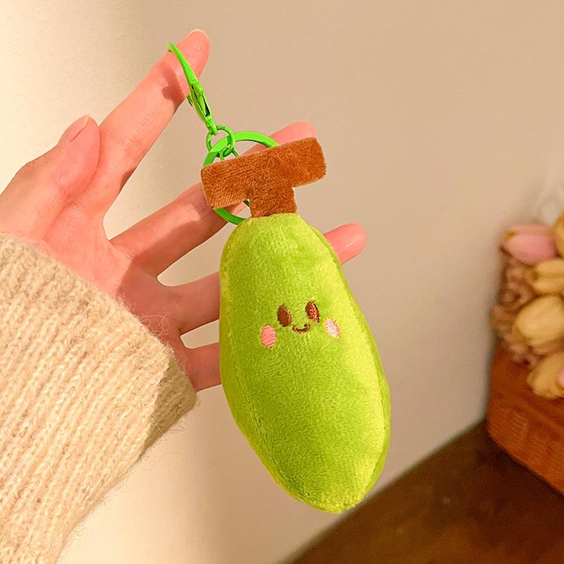 Creative Fruit Pendant Plush Doll Keychain Charm - Small Gift