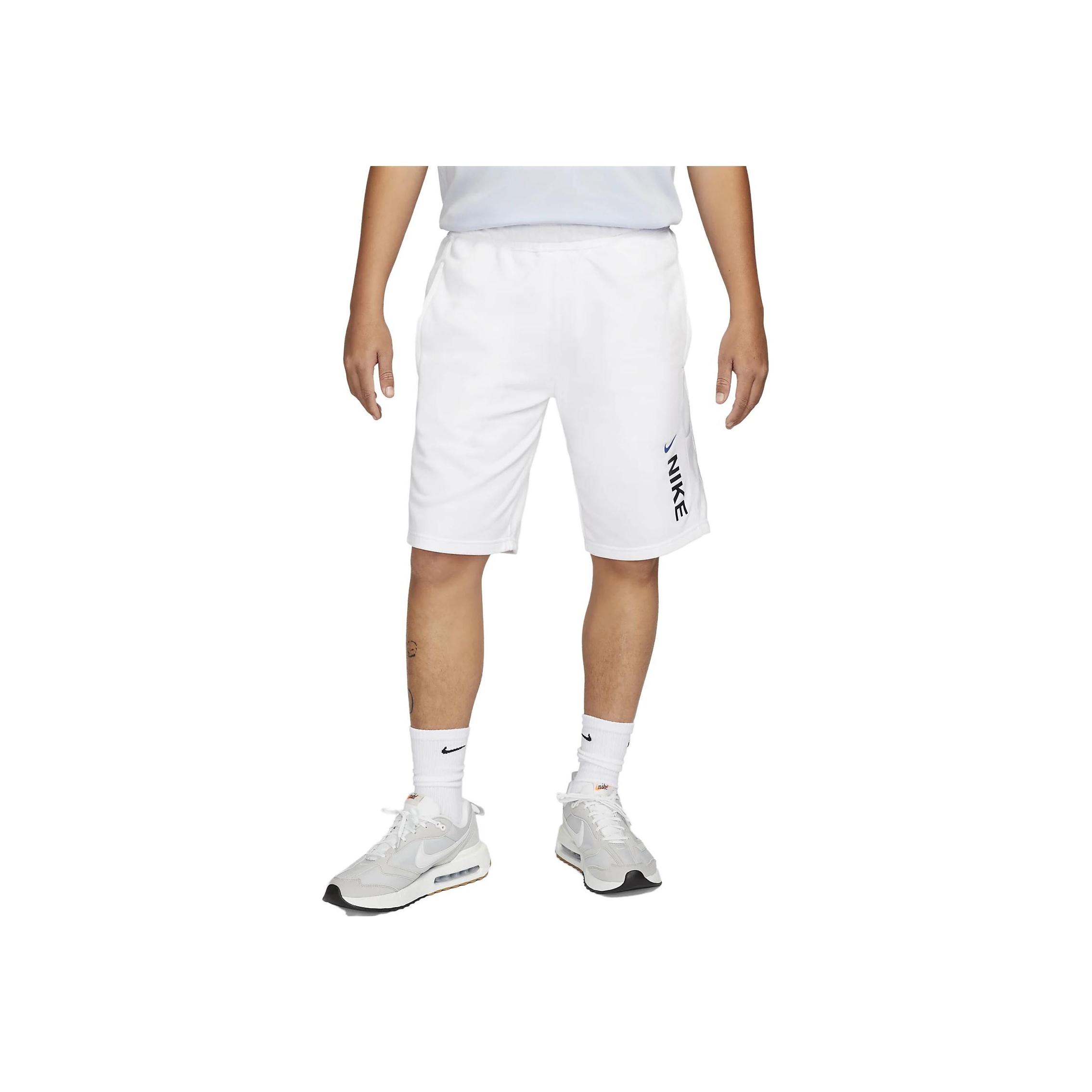 

Nike Однотонные шорты с фирменным логотипом Spirit Pocket, мужские шорты белого цвета FB1432-100 M