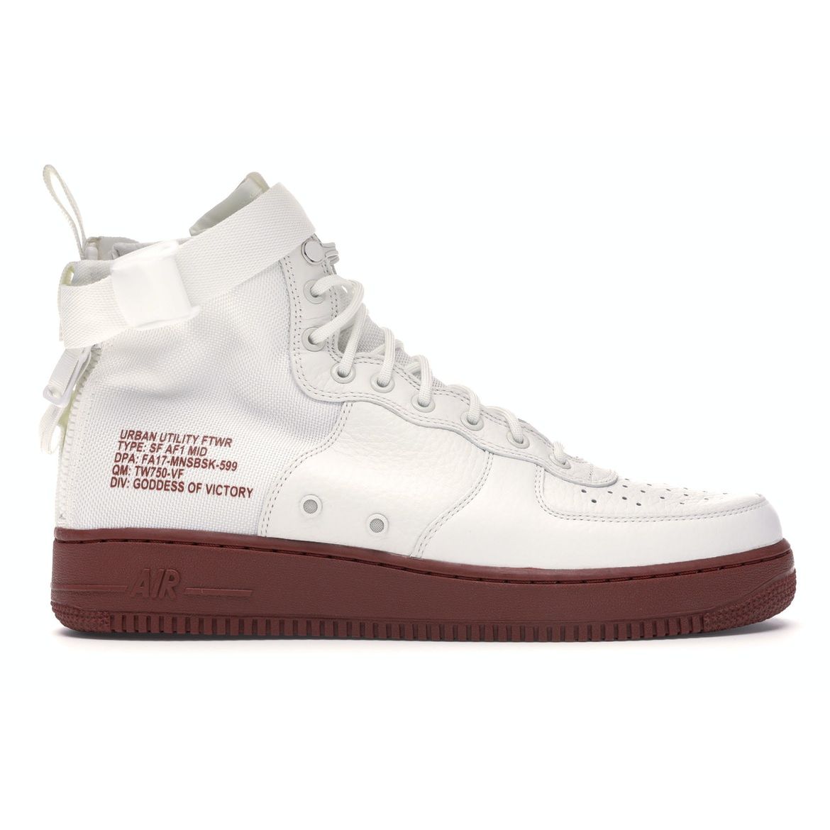 

Мужские кроссовки Nike SF Air Force 1 Mid Red Ivory White Ivory-Mars-Stone 917753-100