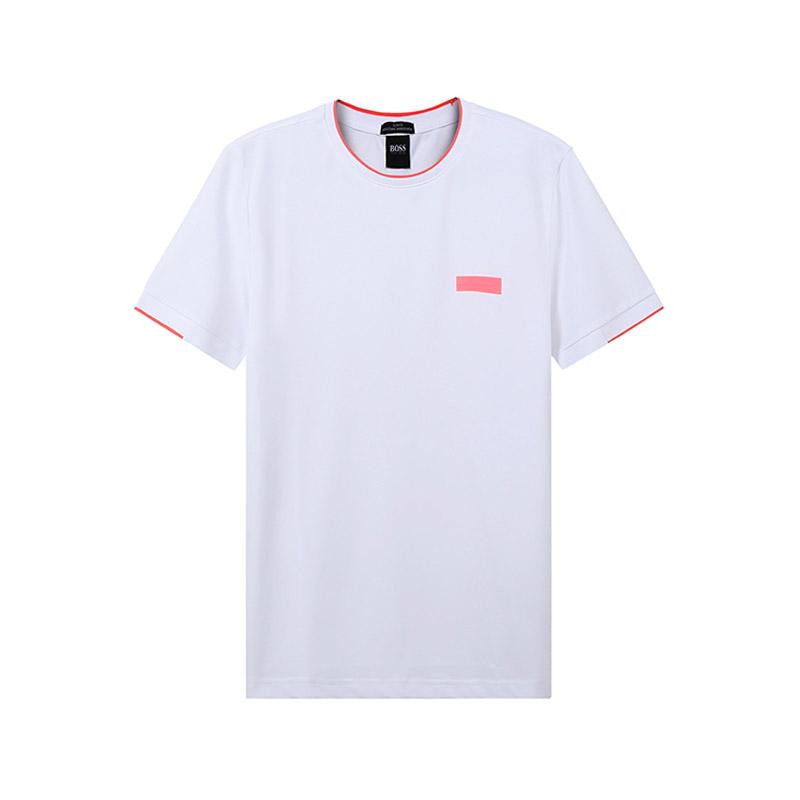 HUGO BOSS Short Sleeved T Shirts Men's White 50452965-101