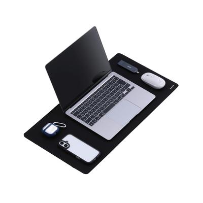 Elecom Large Mouse Pad Desk 60cm X 2mm Medium Easy To Black Mat, 30cm, Thick, Size, Water-Repellent, Clean, Non-Slip, MP-XDM06MBK