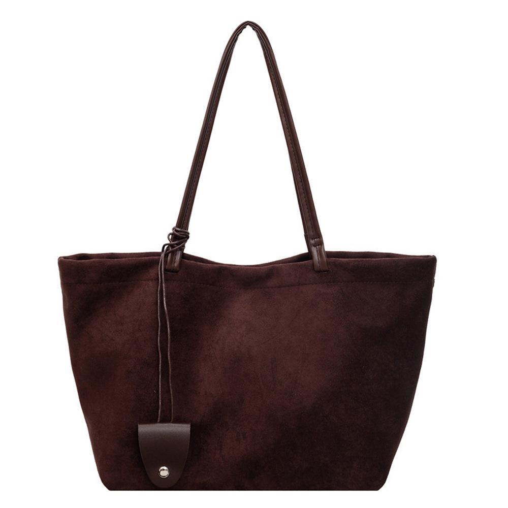Fashionable Tote Bag, Large-capacity Mother-and-child Bag, Casual and Retro Underarm Single-shoulder Bag