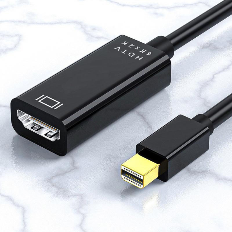 Mini DP To HDMI-compatible Adapter Cable 4K@30hz Mini DP Male to HDMI-compatible Female Converter for Apple MacBook Air Pro