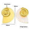 Ocean Theme Starfish Charms Pendants Large Size Conch Charm Pendant  For Jewelry Making