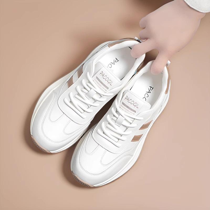 Sports Casual Shoes Autumn and Winter Flat Velvet Shoes Soft Sole Lightweight Women's Running Shoes
