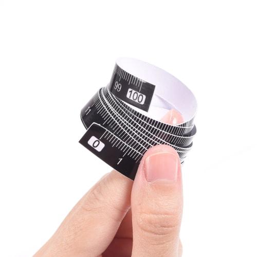 uxcell Measuring Ruler, Adhesive Workbench Ruler, 100cm, Left to Right Reading, Black