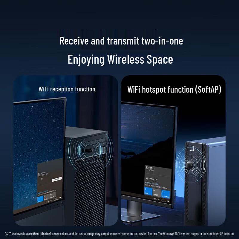 Ugreen CM760 USB Dual-Band Wi-Fi 6 Wireless Adapter (CN version)