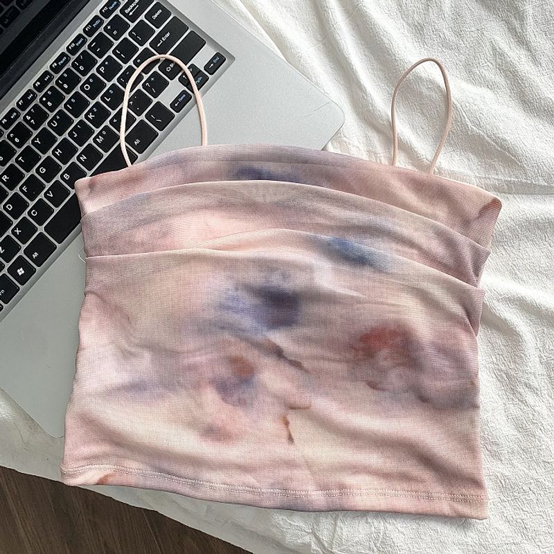 

Mesh Blooming Sling Yoga Vest Women Shockproof Push up Running Fitness Tube Top Professional Pilates Training Vest Pink Free size (40.00kg -62.50kg)