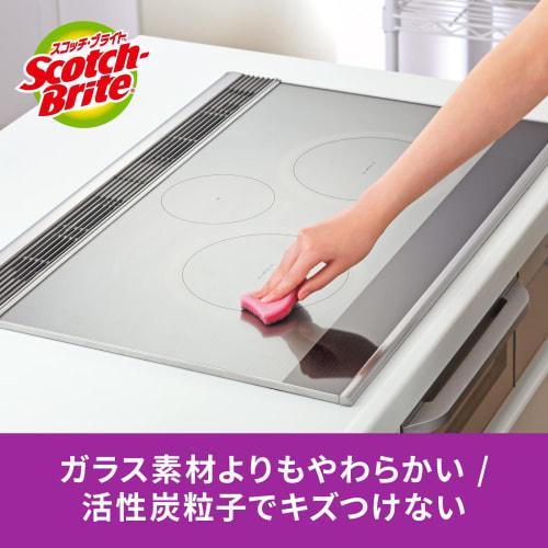 [.co.jp limited] 3M Sponge Gas Stove IH Oil Stain Cleaner 12 Pieces Scotch Brite GH-4K 3P A General Cleaning