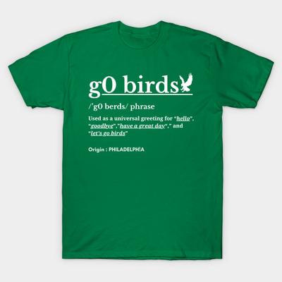 Asian Size Men Print T-shirt Super Large TShirtg0 Birds phrase-PhiladelphiaNo-Cut Heat Transfer Print Cotton Tshirt