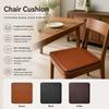 40×40cm/45×45cm PU Leather Seat Cushion High Resilience Chair Seat Pad Dining Chair Cushion