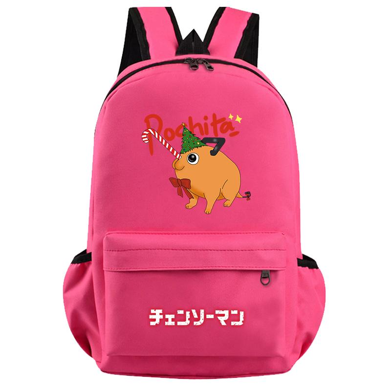 Anime Chainsaw Man Rucksack für Jungen Mädchen Hildren Zurück zur Schule Schultasche Student Kawaii Rucksack Luffy Nami Lysop Leichte Taschen