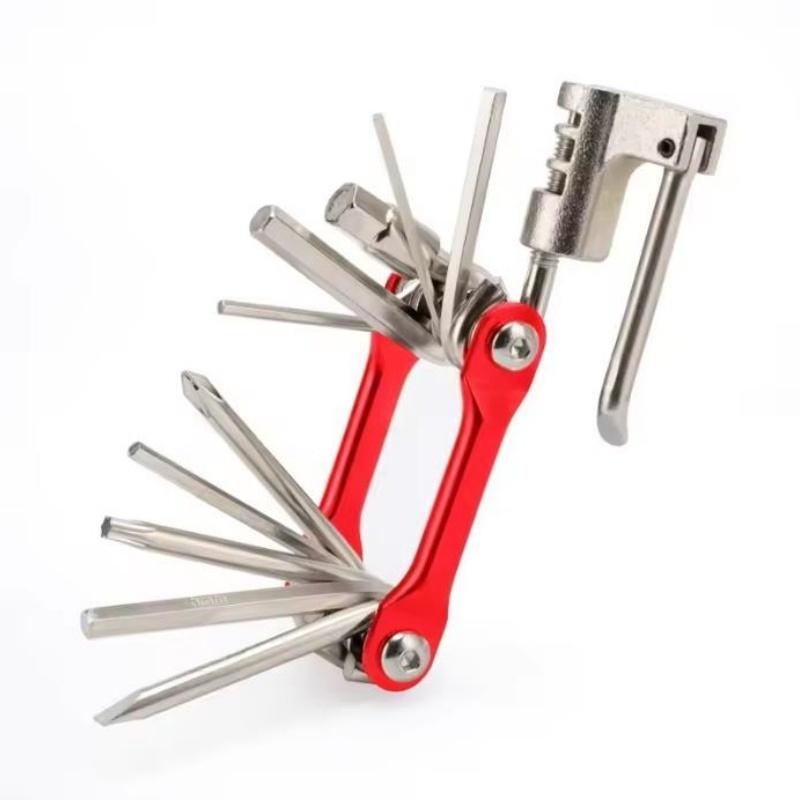 11 In 1 Bicycle Multi Tool Chain Splitter Cutter Multifunction For MTB Mountain Road Bike Wrench Screwdriver Repair Multitool