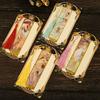 Mucha Retro Style Book Page Holder Metal Book Page Marker Portable Reading Book Paper Clip Writers