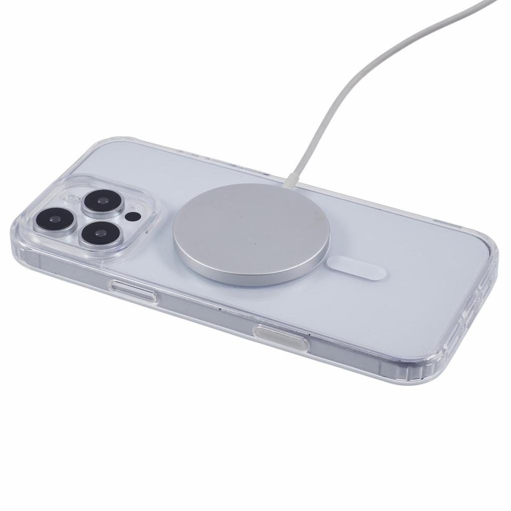 For iPhone 16 Pro Case Compatible with MagSafe TPU+Acrylic Phone Cover with Camera Control Button