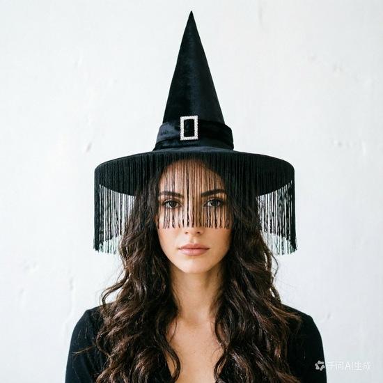 Halloween Headwear Lolita Witch Party Spider Witch Hat Black Magician COS Dark Witch Hat