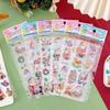 10/30/50Sheets Christmas Party Stickers Birthday Christmas Party Gathering Gift for Girl Boy Stationery Stickers Santa Claus