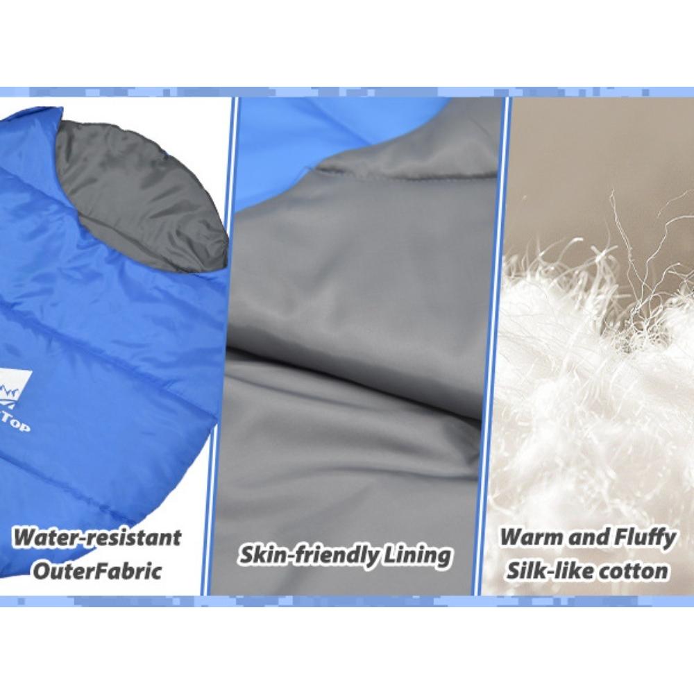 Outdoor Camping Pet Sleeping Bag Warm Waterproof Winter Pet Sleeping Bag Portable Dog Beds Lightweight Dog Accessories Supplies