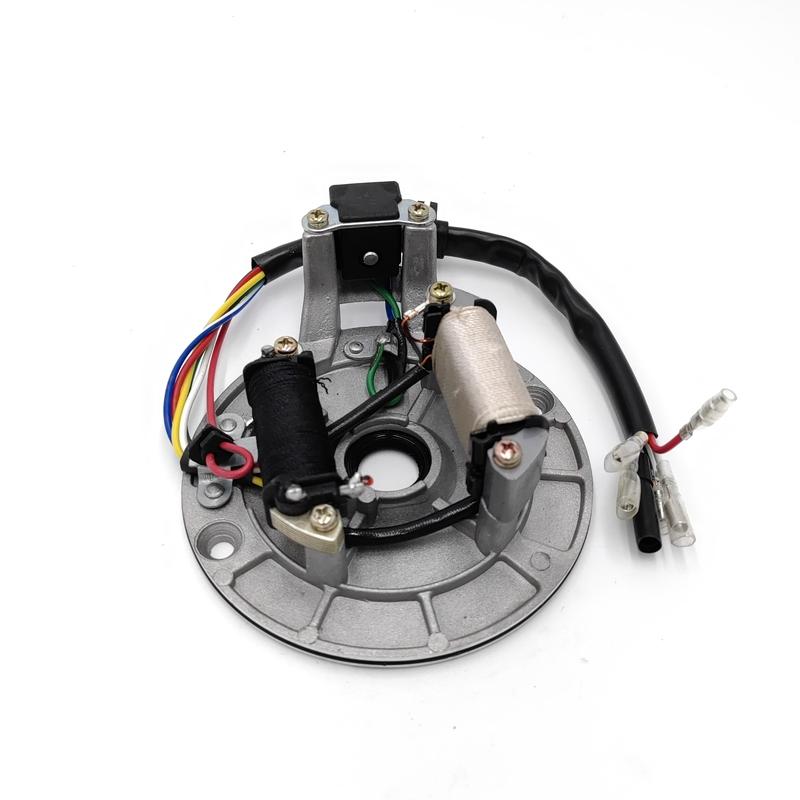 Stator Coil JH70 Stator Plate Pickup Magneto Ignition Coil Rotor for Pit Bike 70cc 90cc 110cc 125cc Aluminum Universal