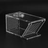   Acrylic Aquarium Fish  , Non Transparent One Way Crab Trap Box with Easy to Operate Design, for Catching Crab Shrimp and Other Living Things  