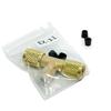 Valvole di Connessione Tripla in Ottone Ingegnerizzate con Precisione Adattatore per Manometro del Vuoto Robusto e Durevole per Strumenti a Vuoto