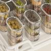 Transparent Seasoning Spice Box 1/3/5 Layers Food Storage Box Salt Jar  Spices Beans Nuts