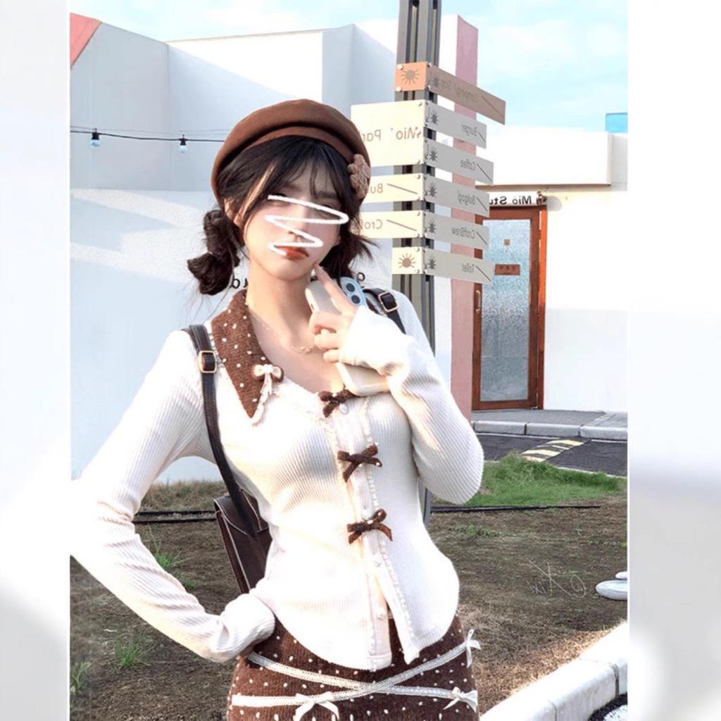 Sweet Hot Lace Skirt Set: Spring & Autumn Pure Desire Temperament