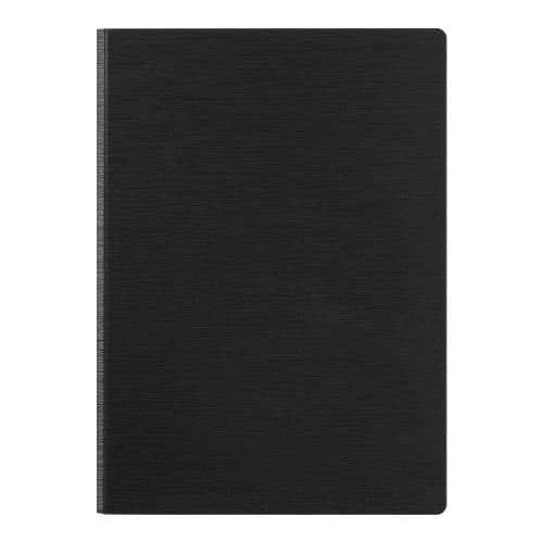 Midori Flat Diary Notebook 2025 A5 Monthly Black 22325006 (Starting from October 2024)