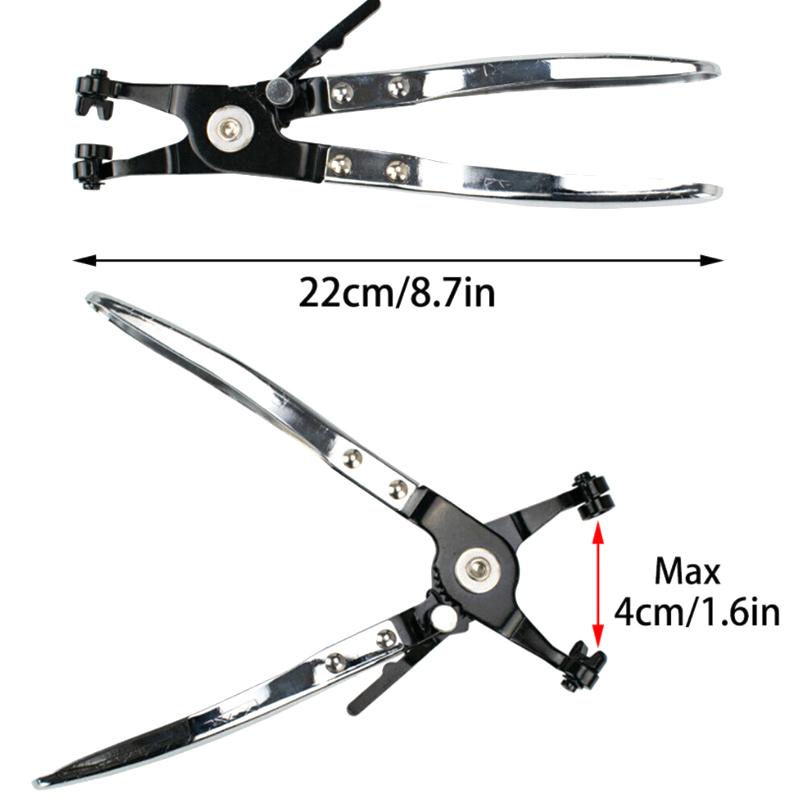 Car Water Pliers Clamp Pipe Hose Clip Swivel Drive Jaw Locking Tool Removal And Installation Of Flat-Band Hose Clamps