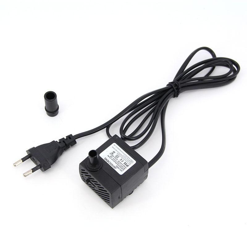 AC 220V EU US Plug 2.5W 5w 10w Submersible Water Pump Aquarium Fountain Pump Air Fish Pond Pool Tank Water Pump