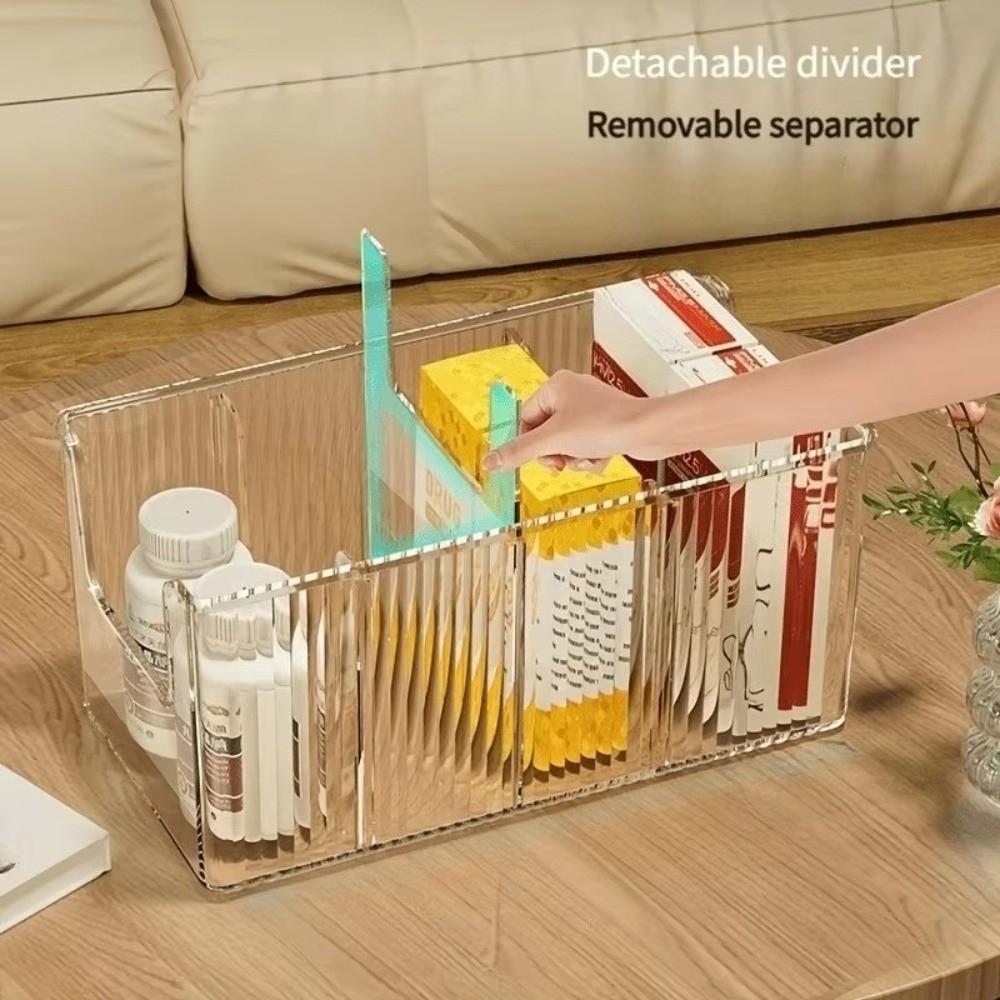 Stackable Pill Organizer Container Clear Lid Medical Supplies Holder Durable Medicine Storage Box
