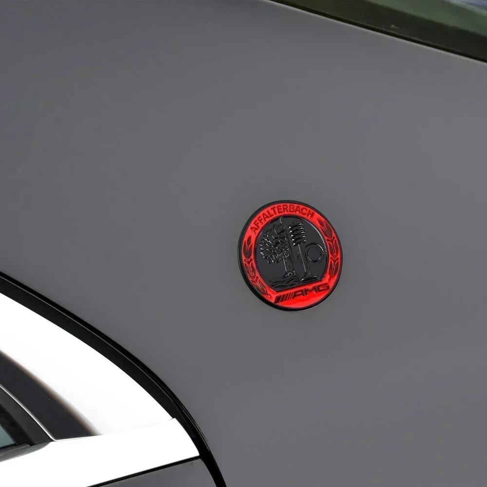 Autoaufkleber Neu 2025 Für Mercedes Benz Neues 3D Metall Auto AMG Emblem Apfelbaum Karosserie Kofferraum Dekoration Aufkleber Zubehör für Merced