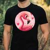 Tricou Bărbați Ziua Îndrăgostiților Motiv Flamingo Bumbac Mărime XS până la 5XL