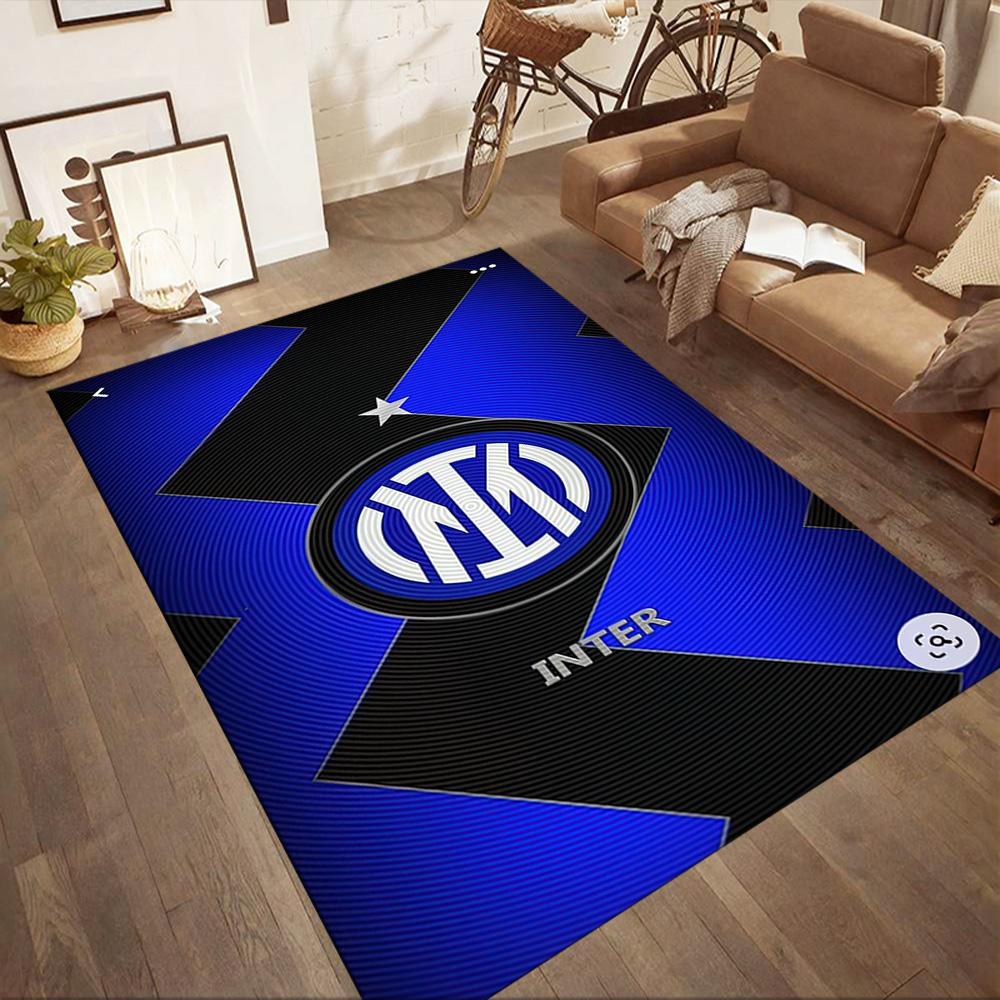 Inter Milan Area Rug Design For Kitchen Game Room Outdoor Dormitory Antislip Carpet Anime Office Decor Wedding Party Gift