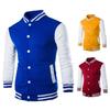 European Size Men's Stand-Up Collar Baseball Jacket W868 (2019 Version)