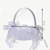 Elegant Flower Girl Baskets, Bridal Accessories ,Candy Gift Bag Storage Handbasket ,Wedding