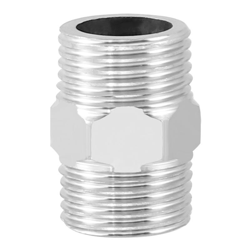 Stainless Steel Extended Reducing Coupling 6-Point to 4-Point Faucet Pipe Fitting
