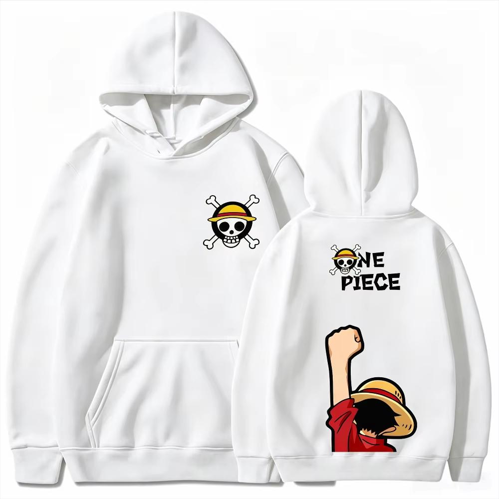 Ανδρικό Φούτερ One Piece Εκτύπωση Luffy Υψηλής Ποιότητας Φλις Πουλόβερ Ζεστό Καθημερινό Στυλ Δρόμου Κορυφή Για Φθινόπωρο Και Χειμώνα