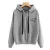 2023 Trendy Women's Planet Print Loose Casual Hooded Sweatshirt - Multiple Colors
